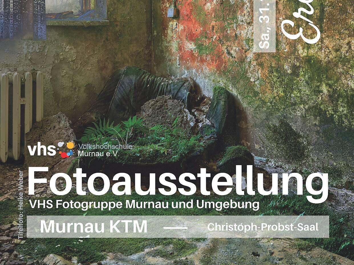 Plakat Fotoausstellung Fotoausstellung Eröffnung 31.10.26